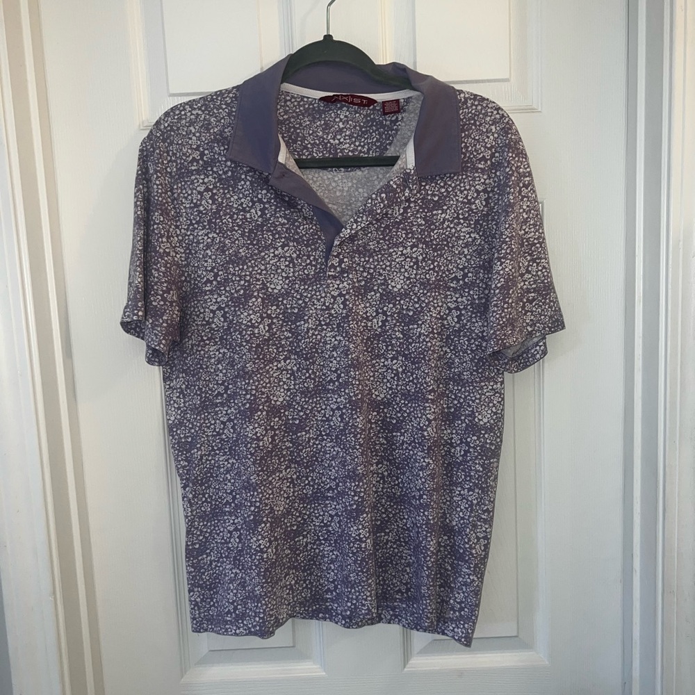 A[X]IST Mens Purple Polo